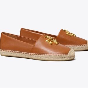 Tory Burch ELEANOR ESPADRILLE bourbon Loafers BRAND NEW never worn